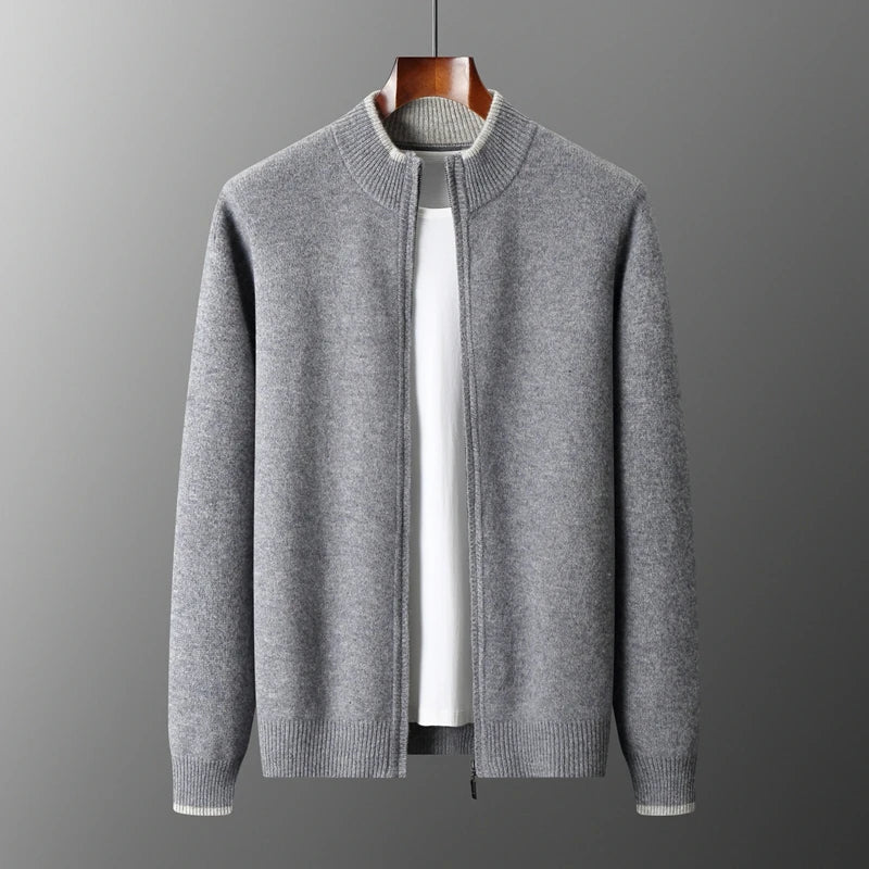 Zain Cashmere Zip Jacket