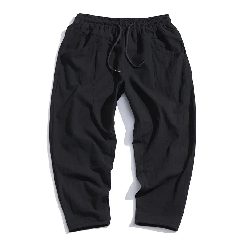 Nippon Linen Cropped Pants