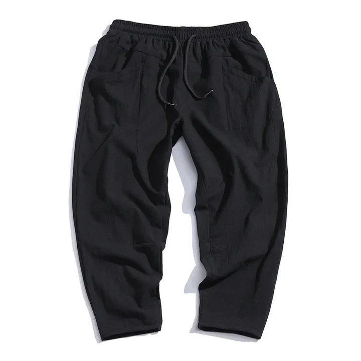 Nippon Linen Cropped Pants