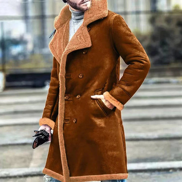 Archibald | Retro Long Fleece Coat