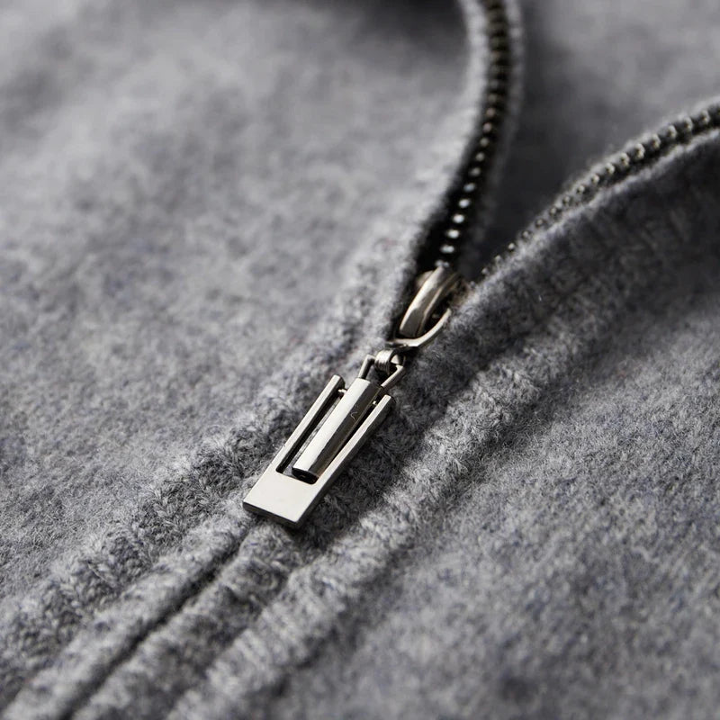 Zain Cashmere Zip Jacket