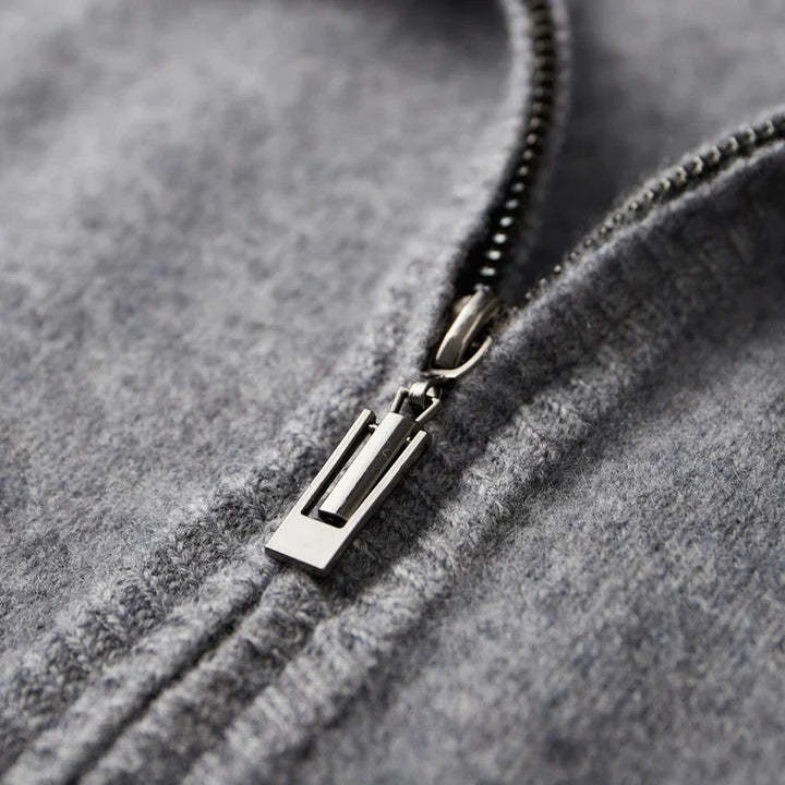 Zain Cashmere Zip Jacket