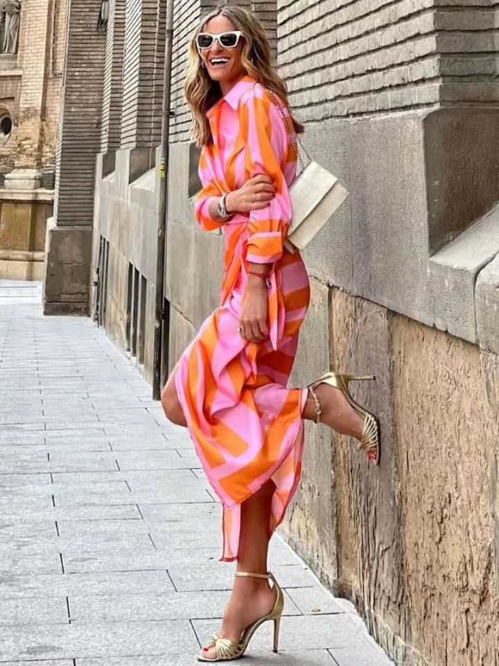 CIRINE | Floral Print Wrap Dress