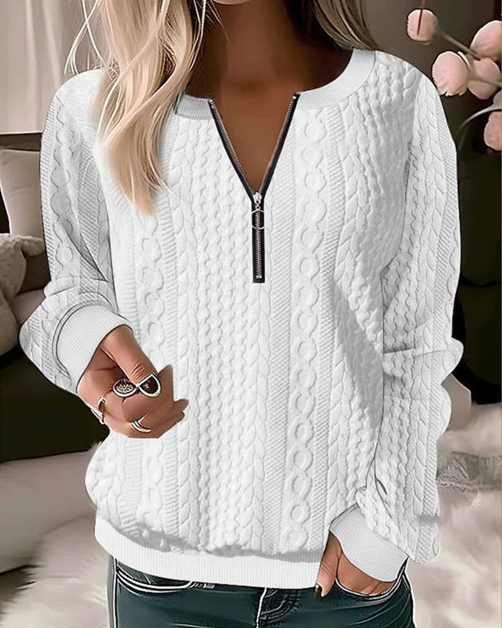 Birgitta Jumper with Zipper
