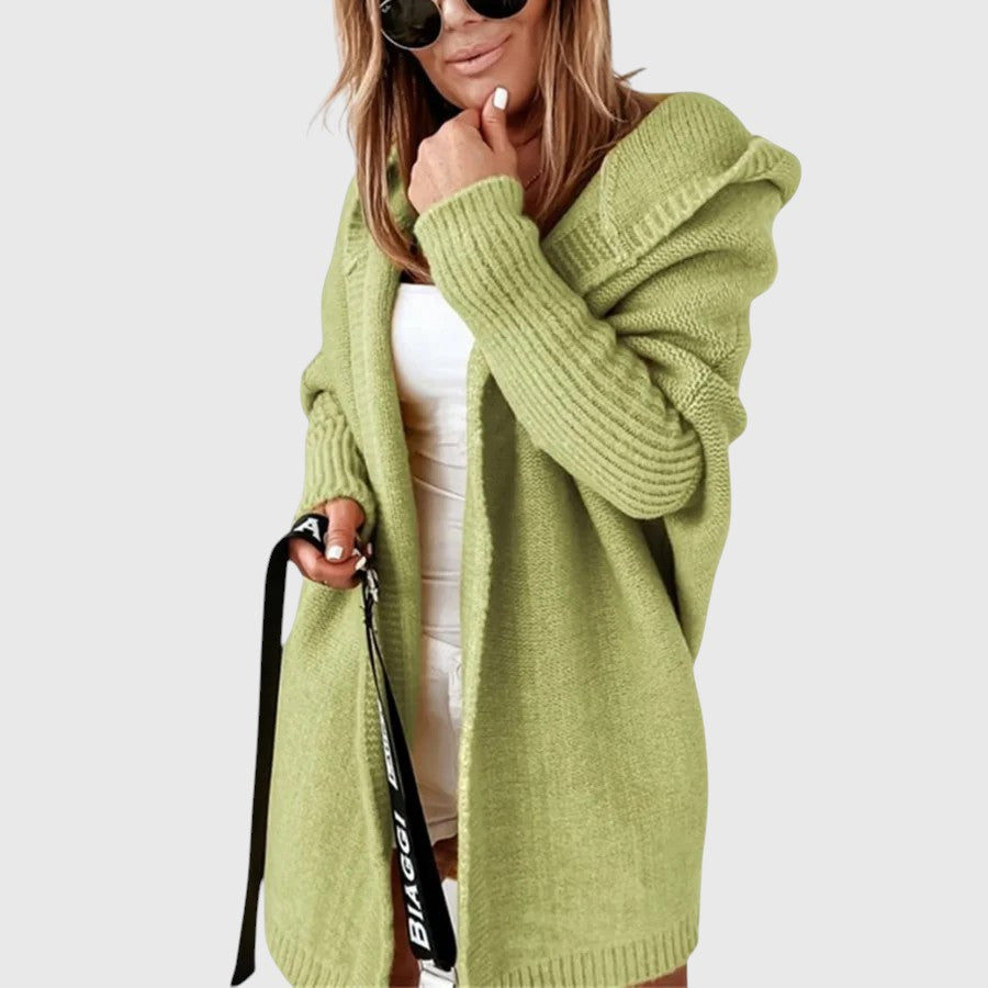 Katy - Comfortable Mid-length Cardigan