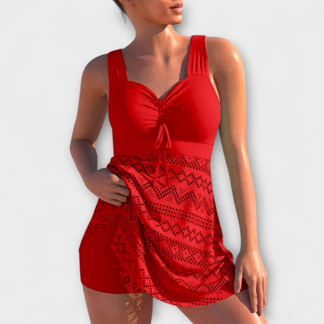 Isabella - Two-Piece Swim Set with Skirt