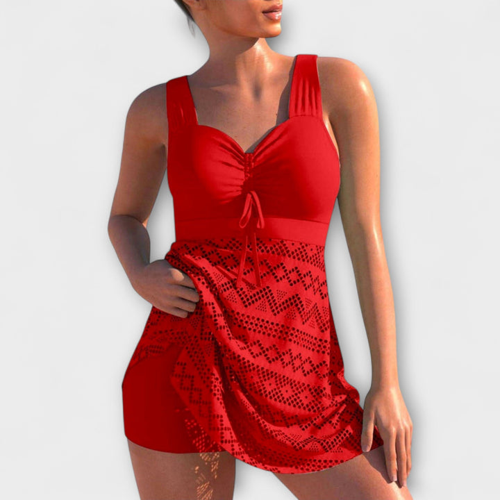 Isabella - Two-Piece Swim Set with Skirt