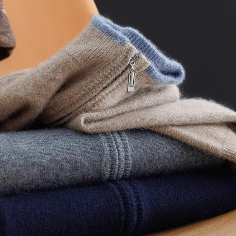 Zain Cashmere Zip Jacket