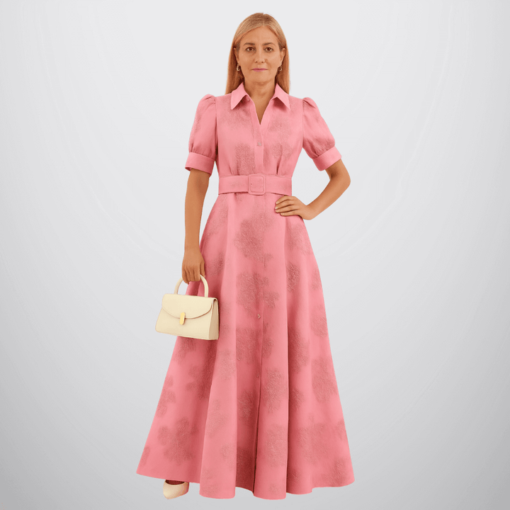 Vivian - Short Puff Sleeves Dress