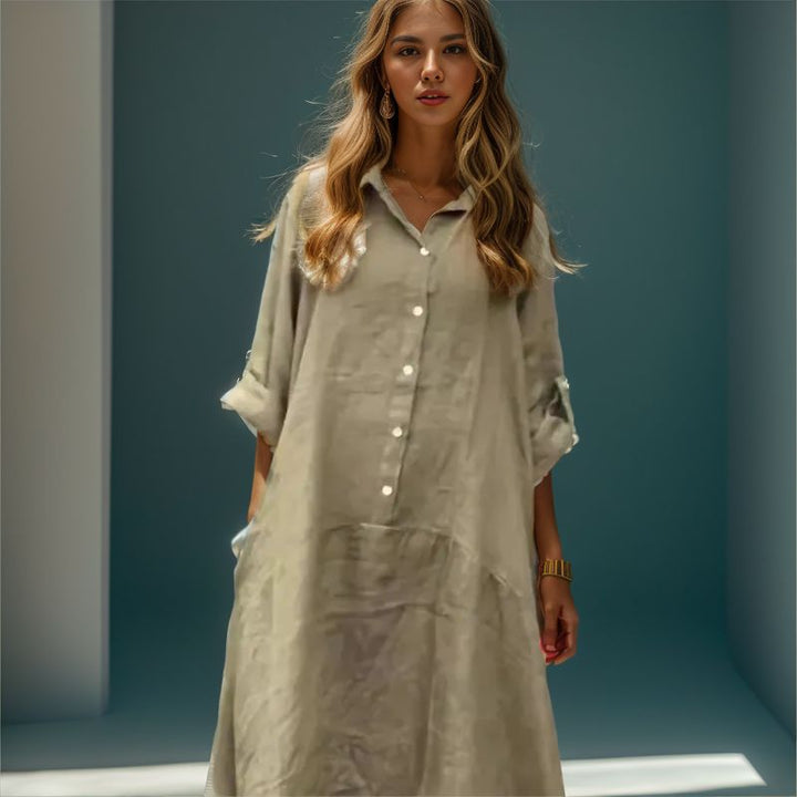Mathilde™ Linen Blend Dress