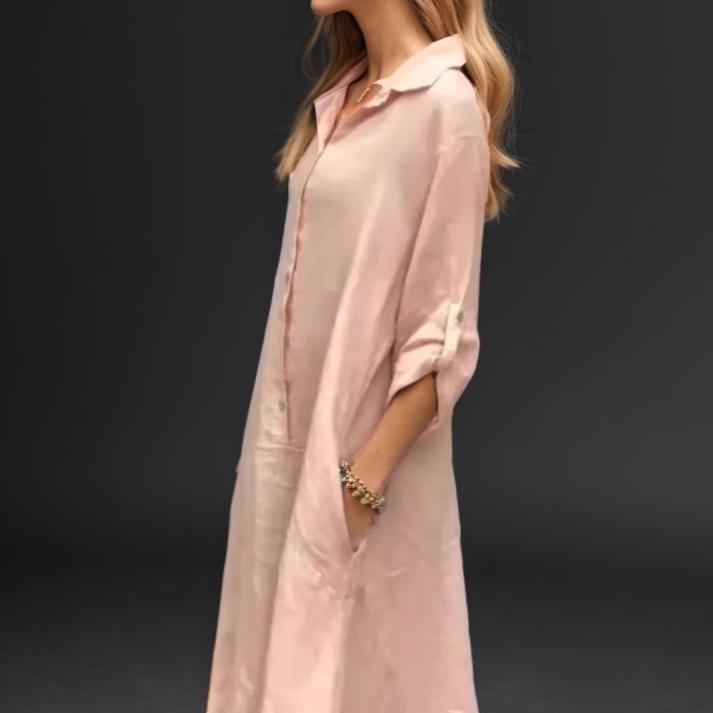 Mathilde™ Linen Blend Dress