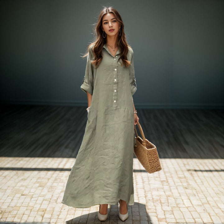 Mathilde™ Linen Blend Dress