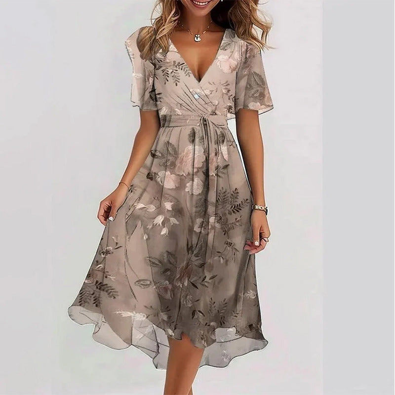 Florence Short Sleeve Midi Dress