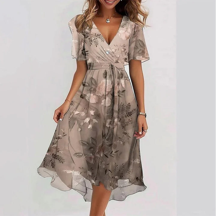 Florence Short Sleeve Midi Dress