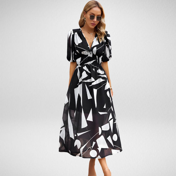 Meredith | Charming V-Neck Dress