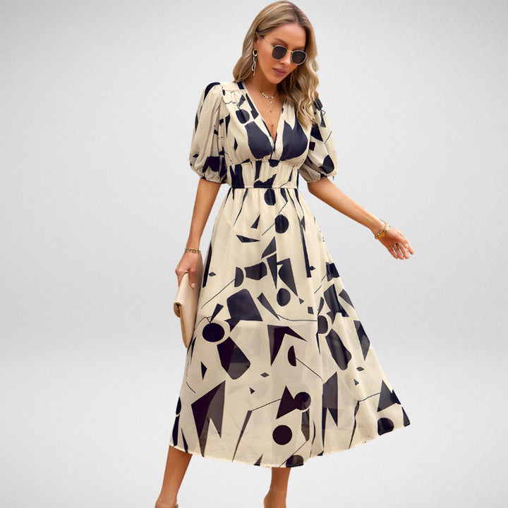 Meredith | Charming V-Neck Dress
