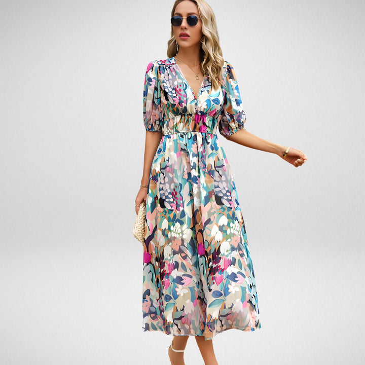 Meredith | Charming V-Neck Dress