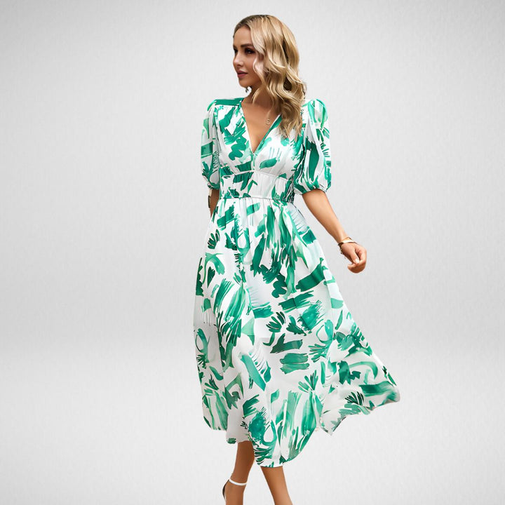 Meredith | Charming V-Neck Dress