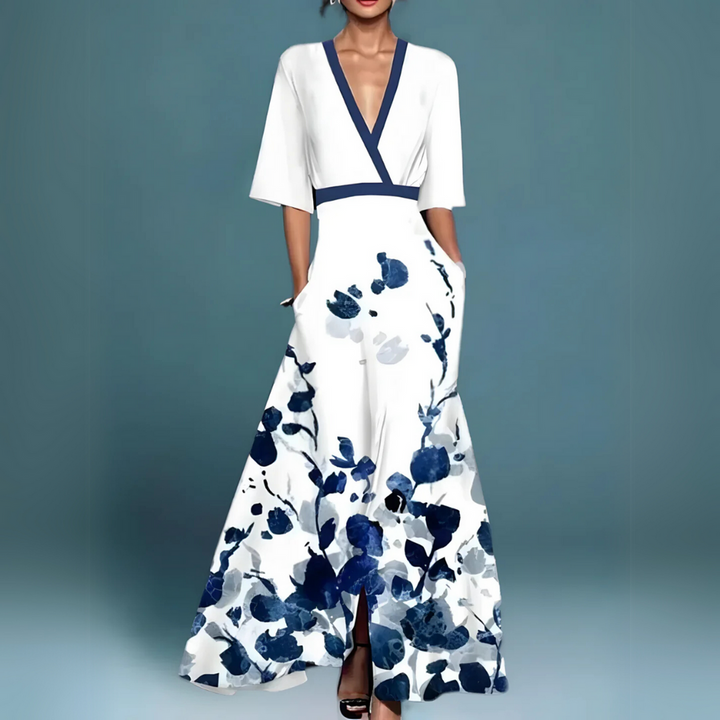 AMANDA | ELEGANT FLORAL DRESS