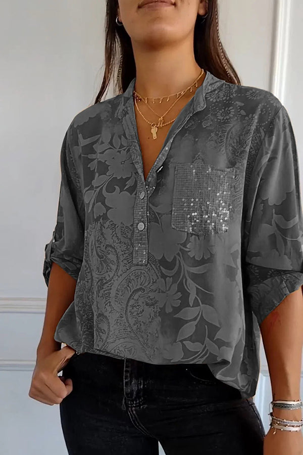Nora | Chic Sequin Blouse