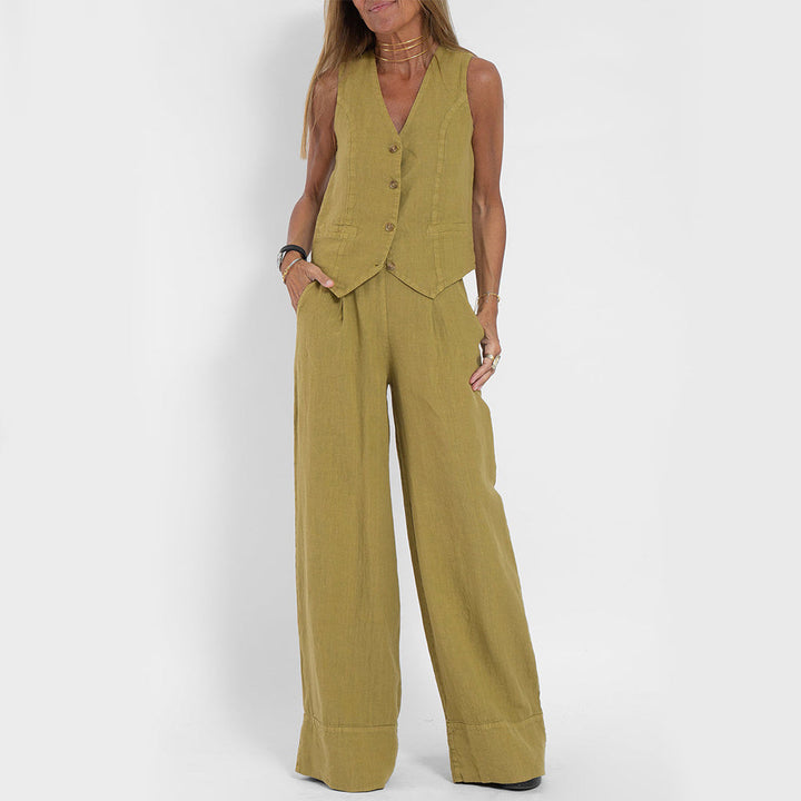 Celine Vest & Pants Set