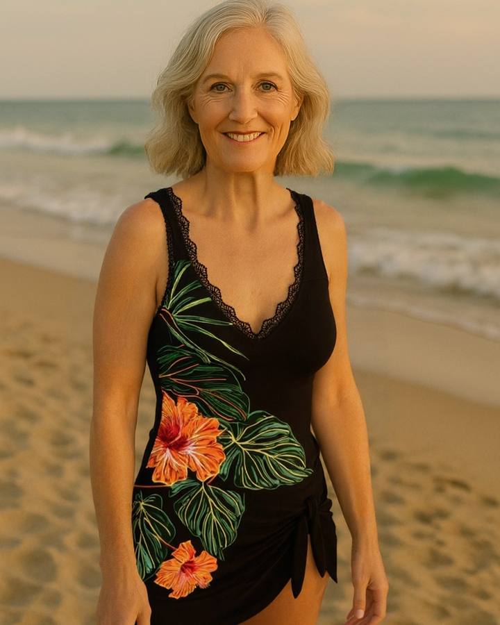 Carol - Floral Print Swim Tankini