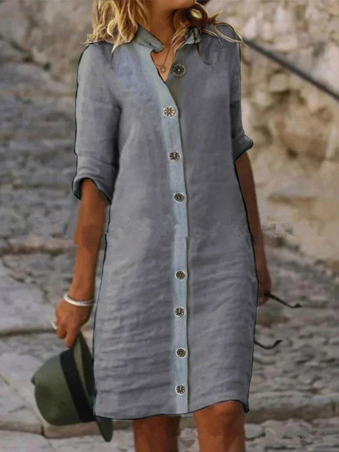 Patty Cotton & Linen Dress