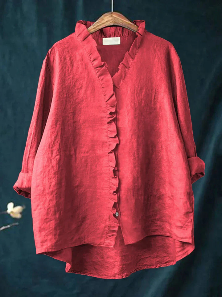 Sanela - Casual Ruffles Shirt