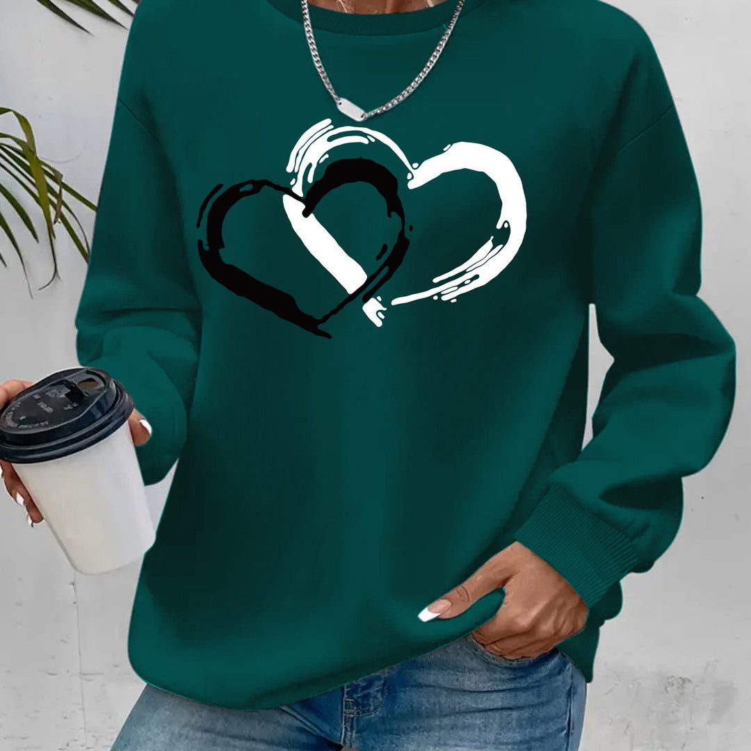 Ines - Elegant Heart Sweater