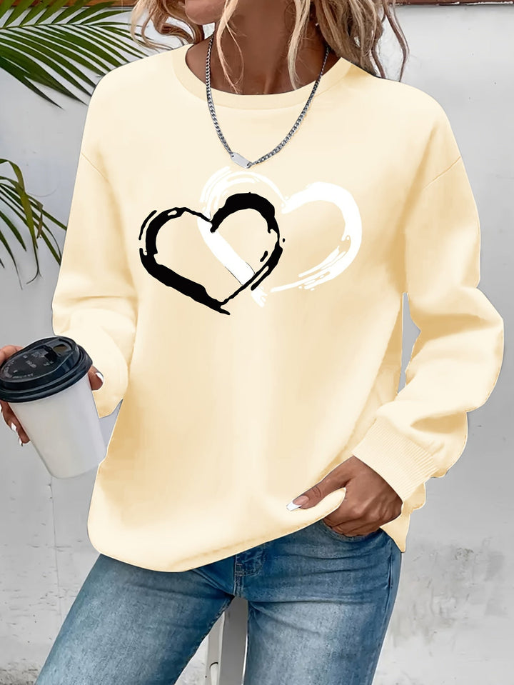 Ines - Elegant Heart Sweater