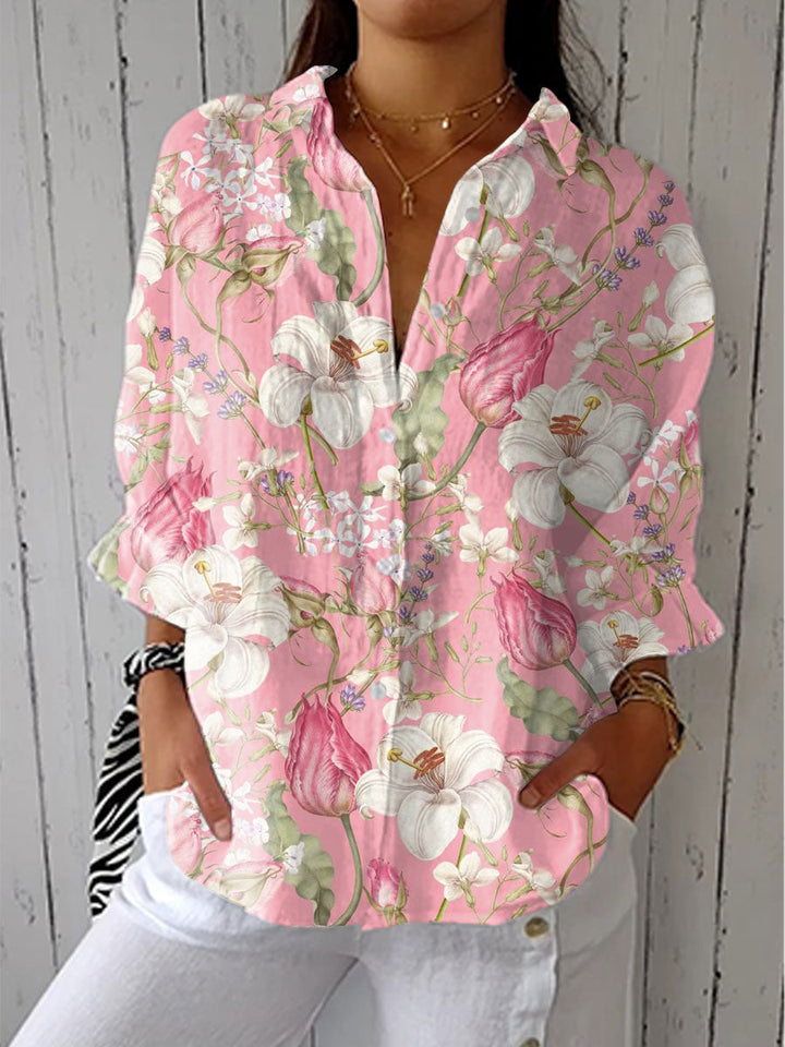 Frances | Chic Floral Blouse