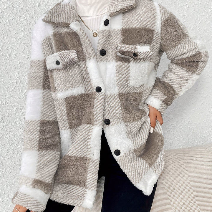 Ronda | Stylish Fleece Oversized Jacket