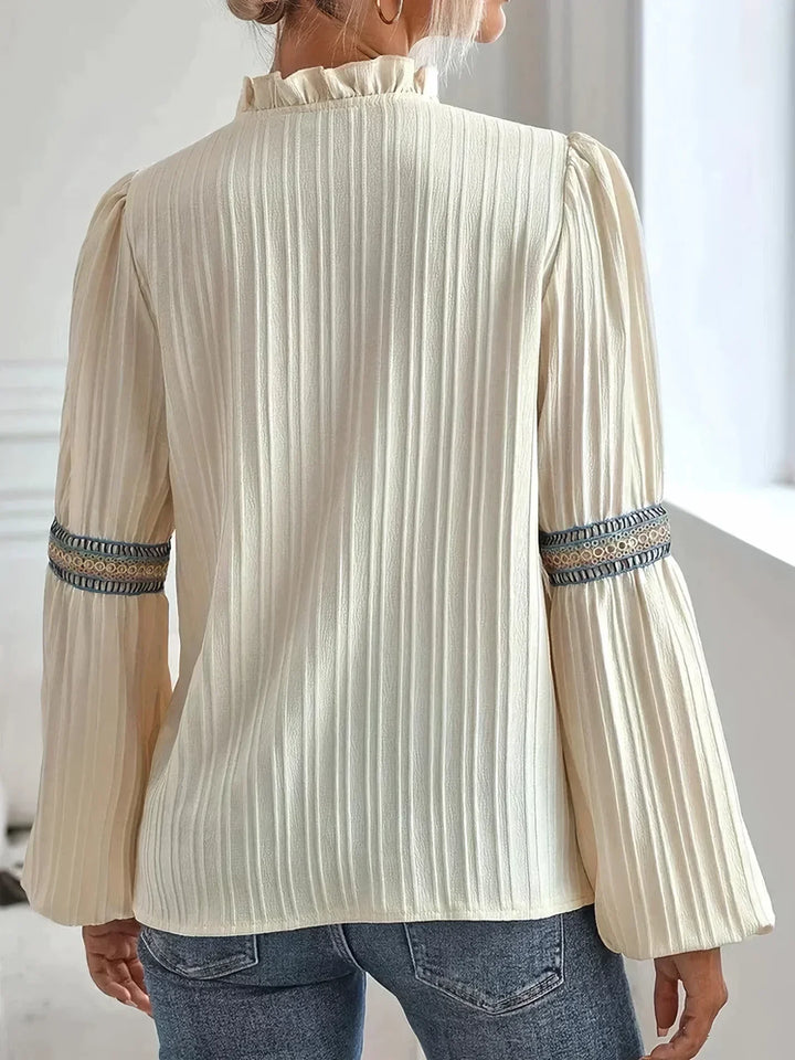 Belle | Elegant V-Neck Blouse