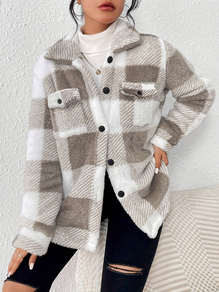 Ronda | Stylish Fleece Oversized Jacket