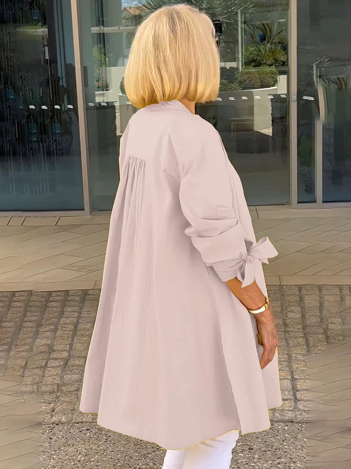 Carlina | Stand Collar Shirt Jacket