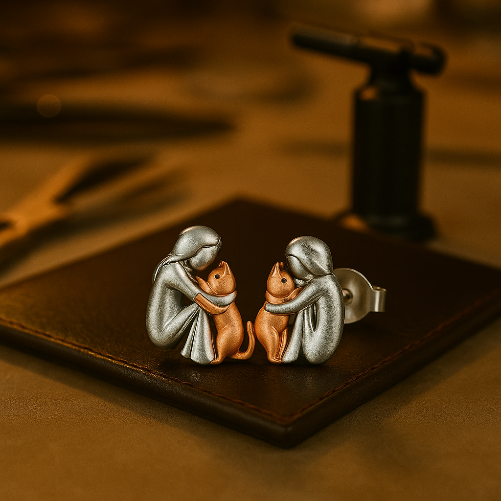 Cat Lover Earrings in Rosendal