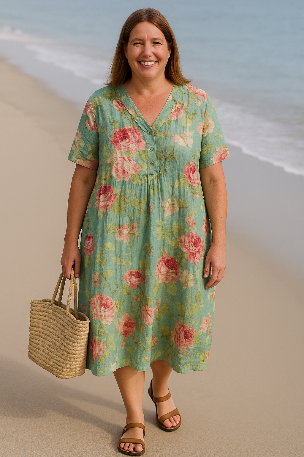 Blossom | Floral Print Tummy-Enhancing Dress