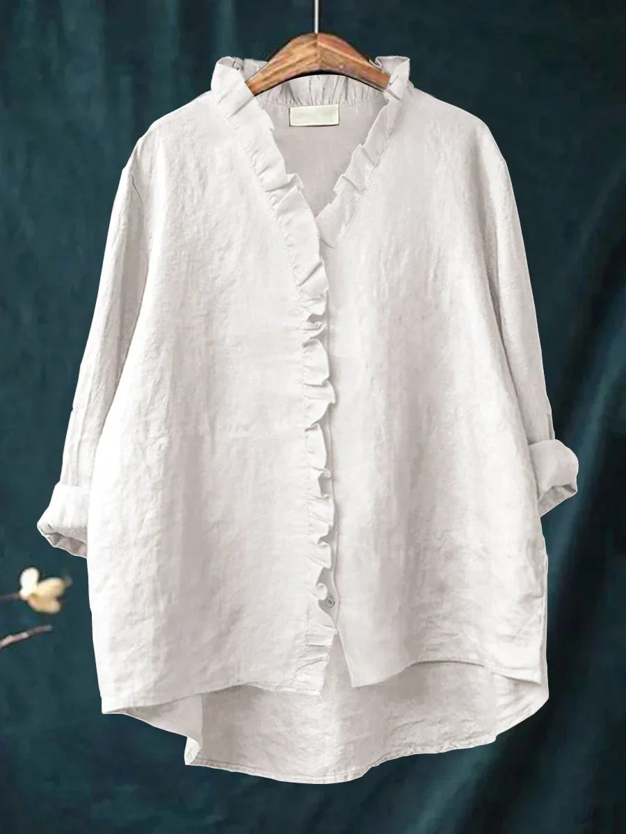 Sanela - Casual Ruffles Shirt