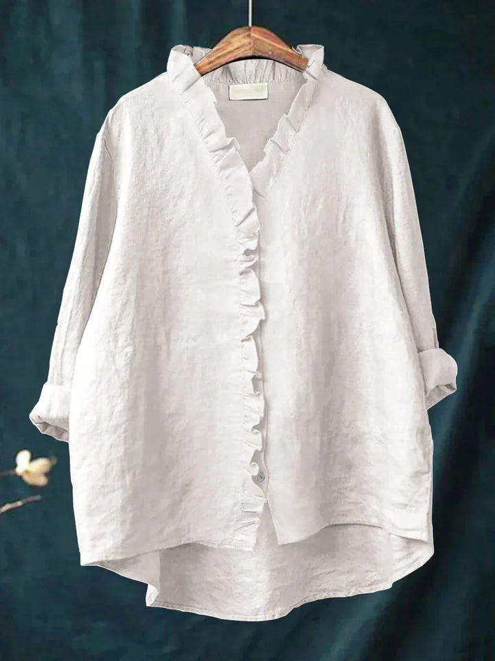 Sanela - Casual Ruffles Shirt