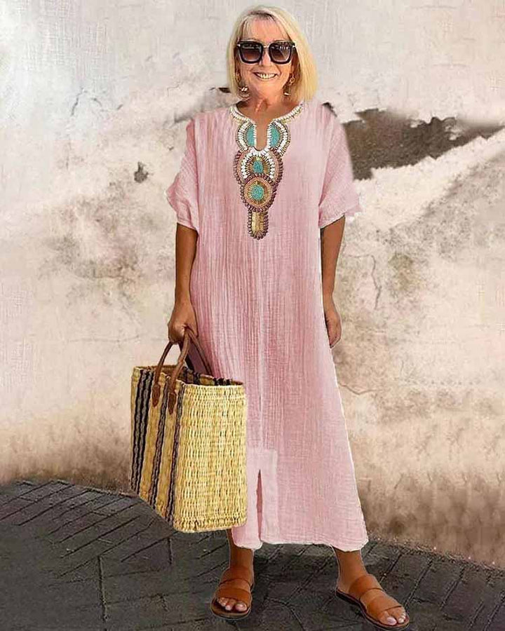 Leilany | Elegant Embroidered Dress