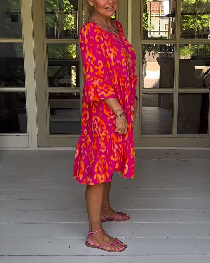 Rica - Casual Printed Dress