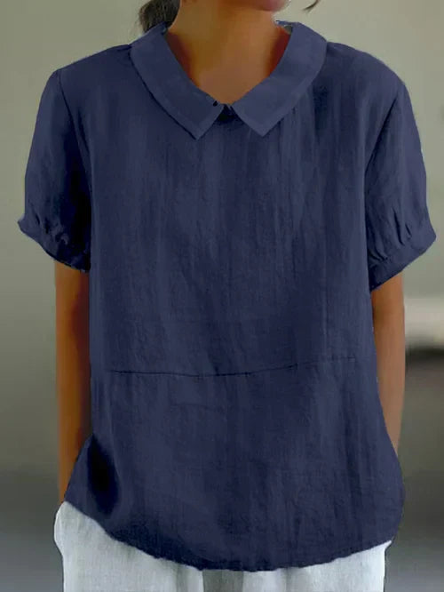 Ingrid | Relaxed Fit Collared Blouse