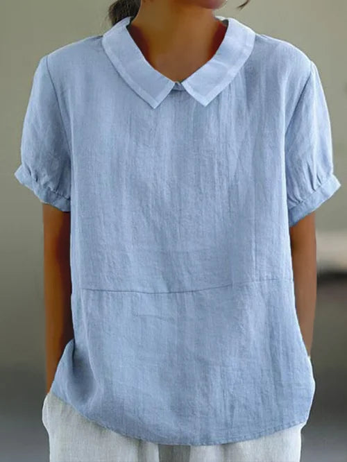 Ingrid | Relaxed Fit Collared Blouse