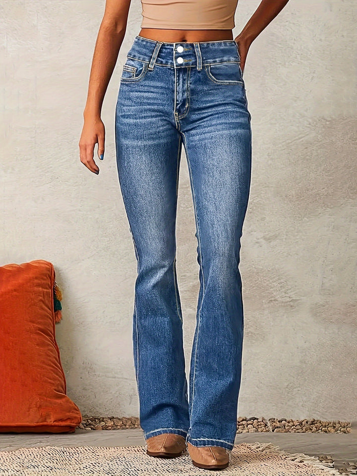 Lupa™ | High-Waisted Flared Jeans