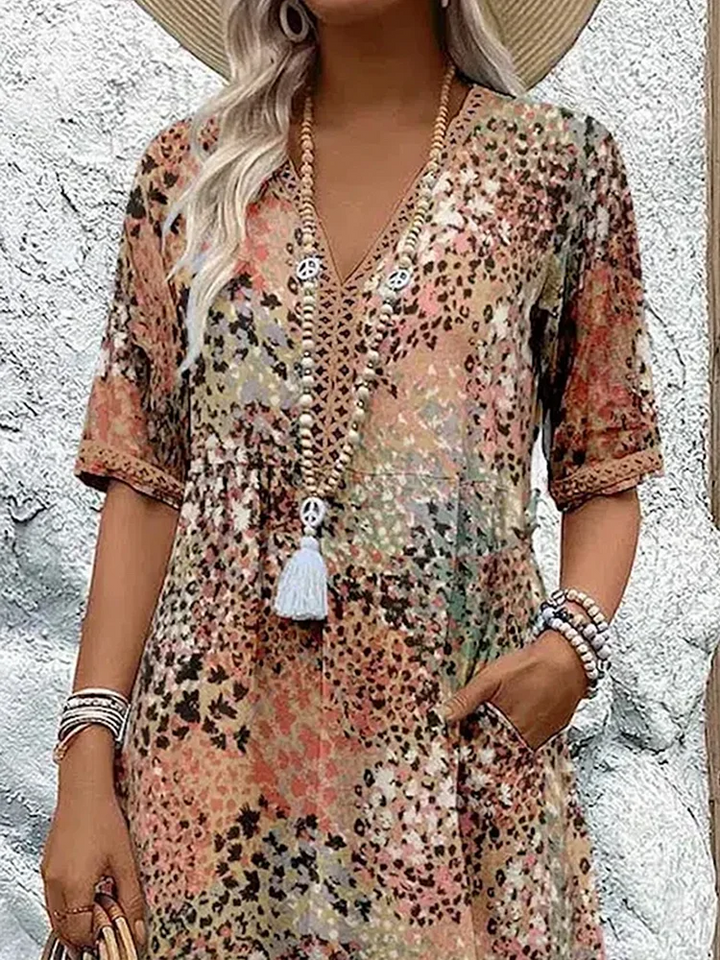 Medea™ Boho Midi Dress