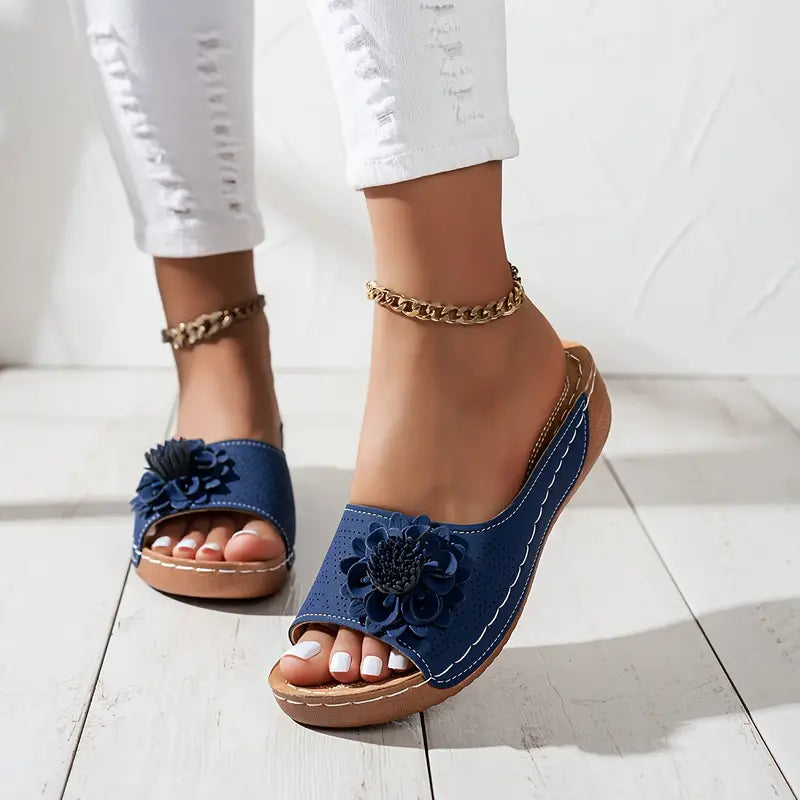 FLORA | Floral Motif Sandals