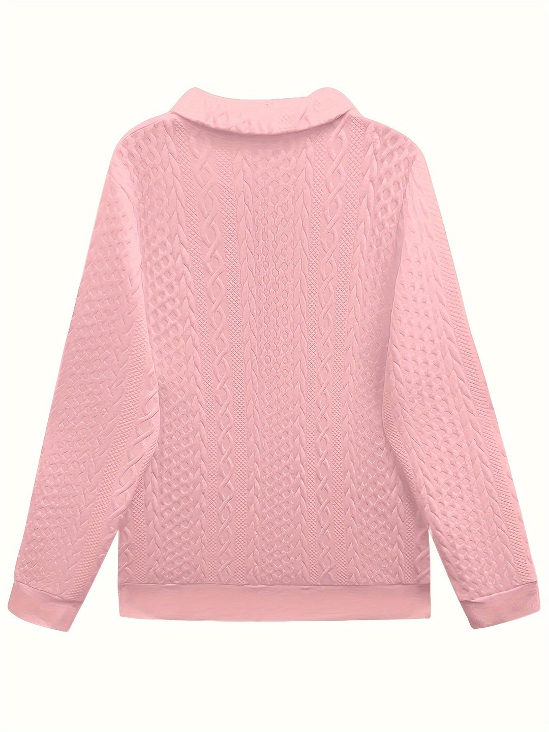 Miriam – Chic Long Sleeve Sweatshirt with Zipper Pockets