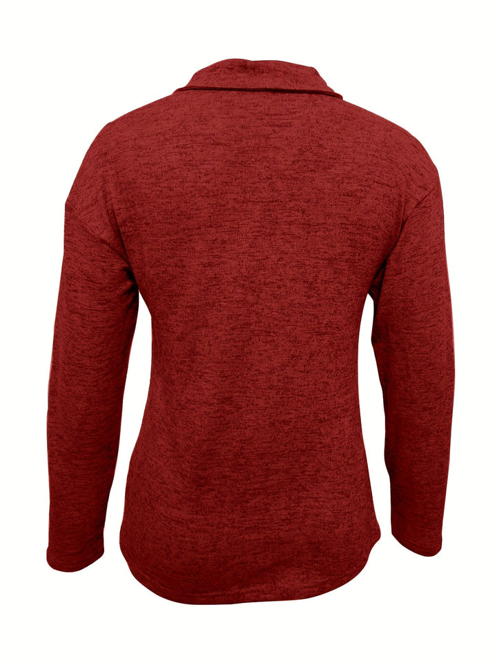 Charlene | Elegant Long-Sleeve Top