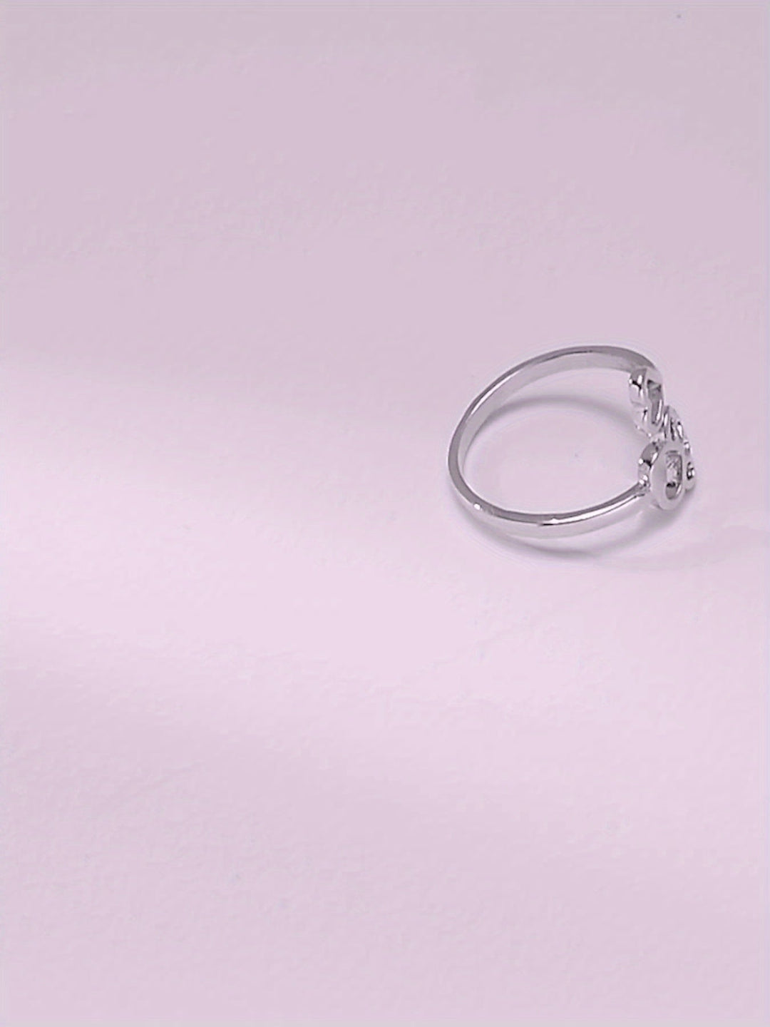 Paw & Heart Ring in Sterling Silver in Rosendal