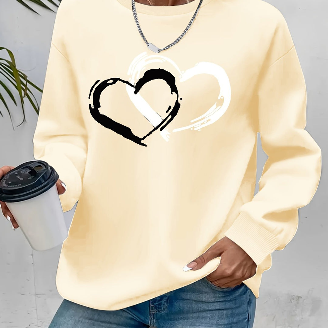 Ines - Elegant Heart Sweater